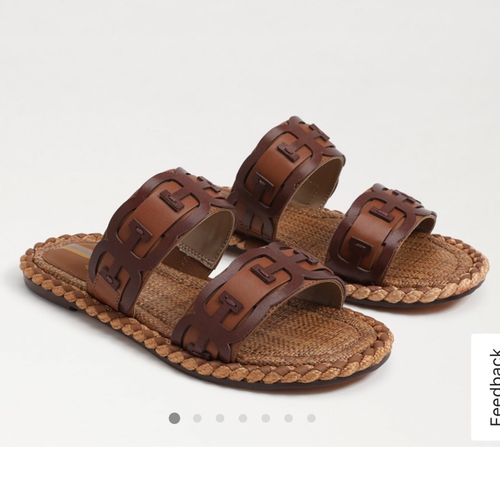 Sam Edelman Size 11 Tatum Double Logo Slide sandal, new never worn